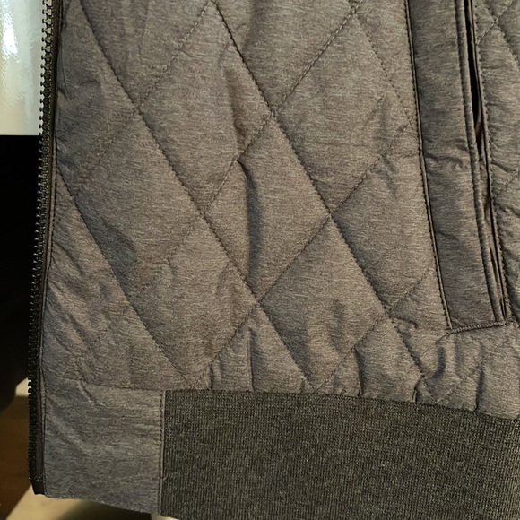 Polo Ralph Lauren REVERSIBLE Gray Heather Mock Neck Full Zip Vest - Picture 11 of 15